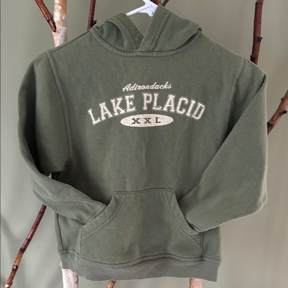 Lake Placid Kids Green Hoodie